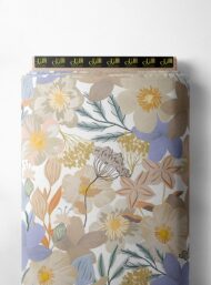 Petal flower style with white,green colors