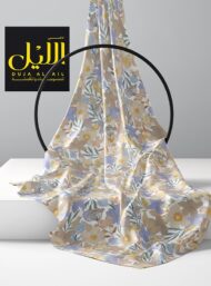 Petal flower style with white,green colors - Image 2