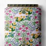 Stem flower style with pink,green colors