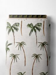 Palm nature style with green,brown colors