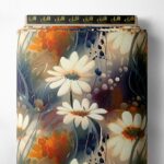 Petal flower style with white,orange colors