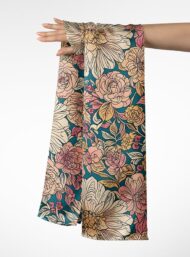 Bloom flower style with pink,green colors - Image 3