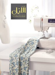 Leaf flower style with blue,white colors - Image 7