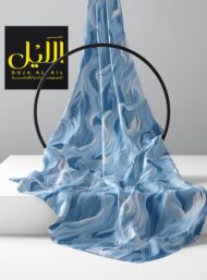 Wave ocean and sky style with blue, white colors - Image 2