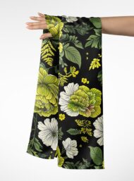 Bloom flower style with green,yellow colors - Image 3