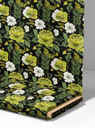 Bloom flower style with green,yellow colors - Image 4