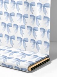 Bow others style with white, blue colors - Image 4