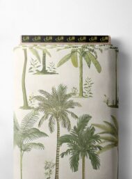 Palm nature style with green,brown colors