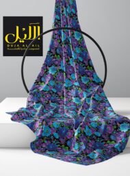 Bloom flower style with blue, green colors - Image 2