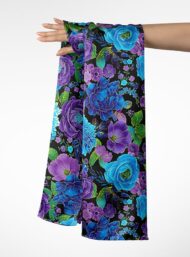 Bloom flower style with blue, green colors - Image 3