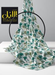 Petal flower style with green,blue colors - Image 2