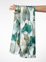 Petal flower style with green,blue colors - Image 3