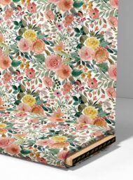 Petal flower style with pink,green colors - Image 4