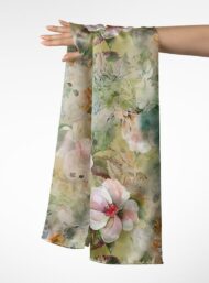 Petal flower style with green,pink colors - Image 3