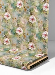 Petal flower style with green,pink colors - Image 4