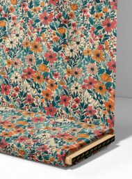 Petal flower style with red,green colors - Image 4