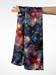 Petal flower style with blue, pink colors - Image 3