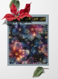 Petal flower style with blue, pink colors - Image 6