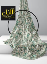 Leaf flower style with green,white colors - Image 2