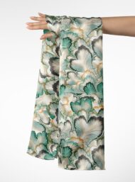 Leaf flower style with green,white colors - Image 3