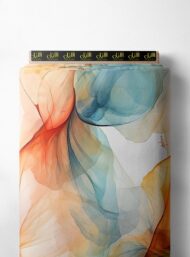 Flow abstract style with red,blue colors