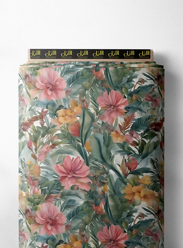 LAI01-1434_1-1.jpg Petal flower style with pink,green colors - Image 1