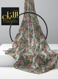 Petal flower style with pink,green colors - Image 2