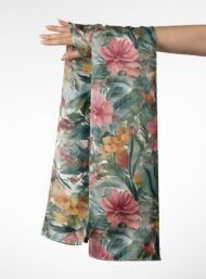 Petal flower style with pink,green colors - Image 3