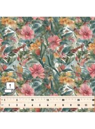 Petal flower style with pink,green colors - Image 5