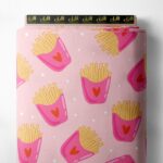 Fries others style with pink, yellow colors