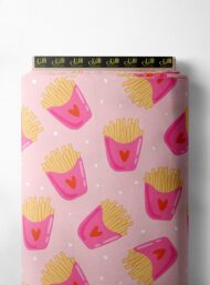 Fries others style with pink, yellow colors
