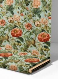 Leaf flower style with green,pink colors - Image 4