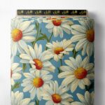 Petal flower style with white,yellow colors