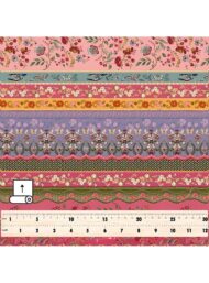 Leaf flower style with pink,green colors - Image 5