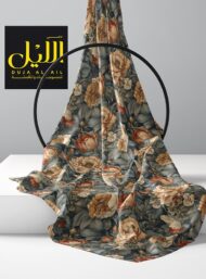 Leaf flower style with brown,red colors - Image 2