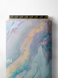 Ocean abstract style with blue,pink colors