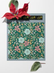 Petal flower style with green,pink colors - Image 6