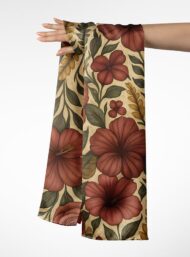 Bloom flower style with red,green colors - Image 3