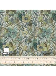 Bloom flower style with green,blue colors - Image 5