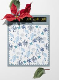 Shell ocean and sky style with blue, white colors - Image 6