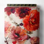 Petal flower style with red,pink colors