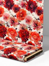 Petal flower style with red,pink colors - Image 4