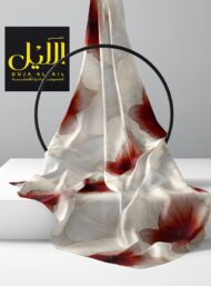 Petal flower style with red,white colors - Image 2