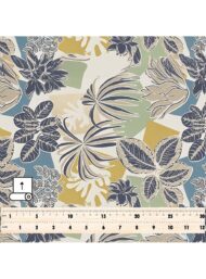 Leaf flower style with green,blue colors - Image 5