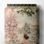 Girl flower style with pink,green colors