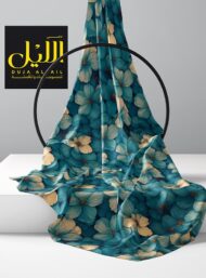 Petal flower style with blue, white colors - Image 2