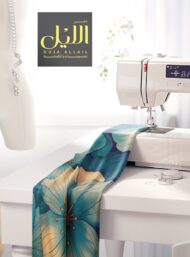 Petal flower style with blue, white colors - Image 7