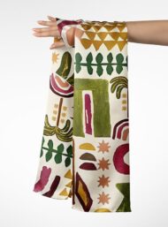 Shape mixed style with green,yellow colors - Image 3