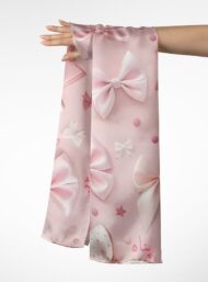 Bow others style with pink,white colors - Image 3