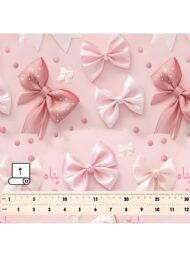 Bow others style with pink,white colors - Image 5